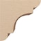 Ekena Millwork 10"W x 10"D x 10"H Wide New Brighton Rough Cedar Woodgrain TimberThane Corbel, Primed Tan CORUR10X10X10NEBRCPR - alternate 6